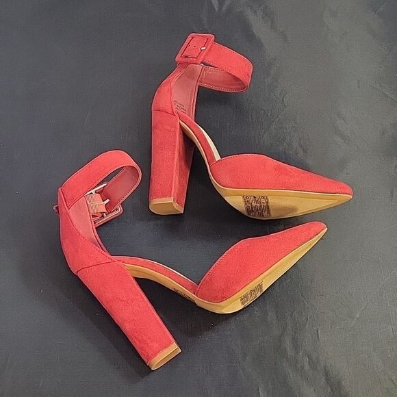 BRAND NEW FOREVER 21 FAUX SUEDE BLOCK HEELS PUMP - Picture 10 of 15